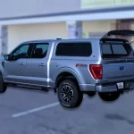 100XR-FO-F150-2021-Silver-3-4-Rear-Dr-Open-WhiteBG